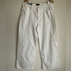 NWT Banana Republic Wide Leg High Waist Rise Jeans Relaxed Fit